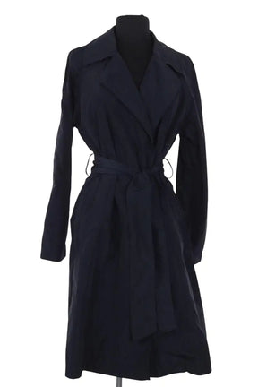 Trench-coat Gerard Darel Marine en Synthétique, taille S - Seconde Main