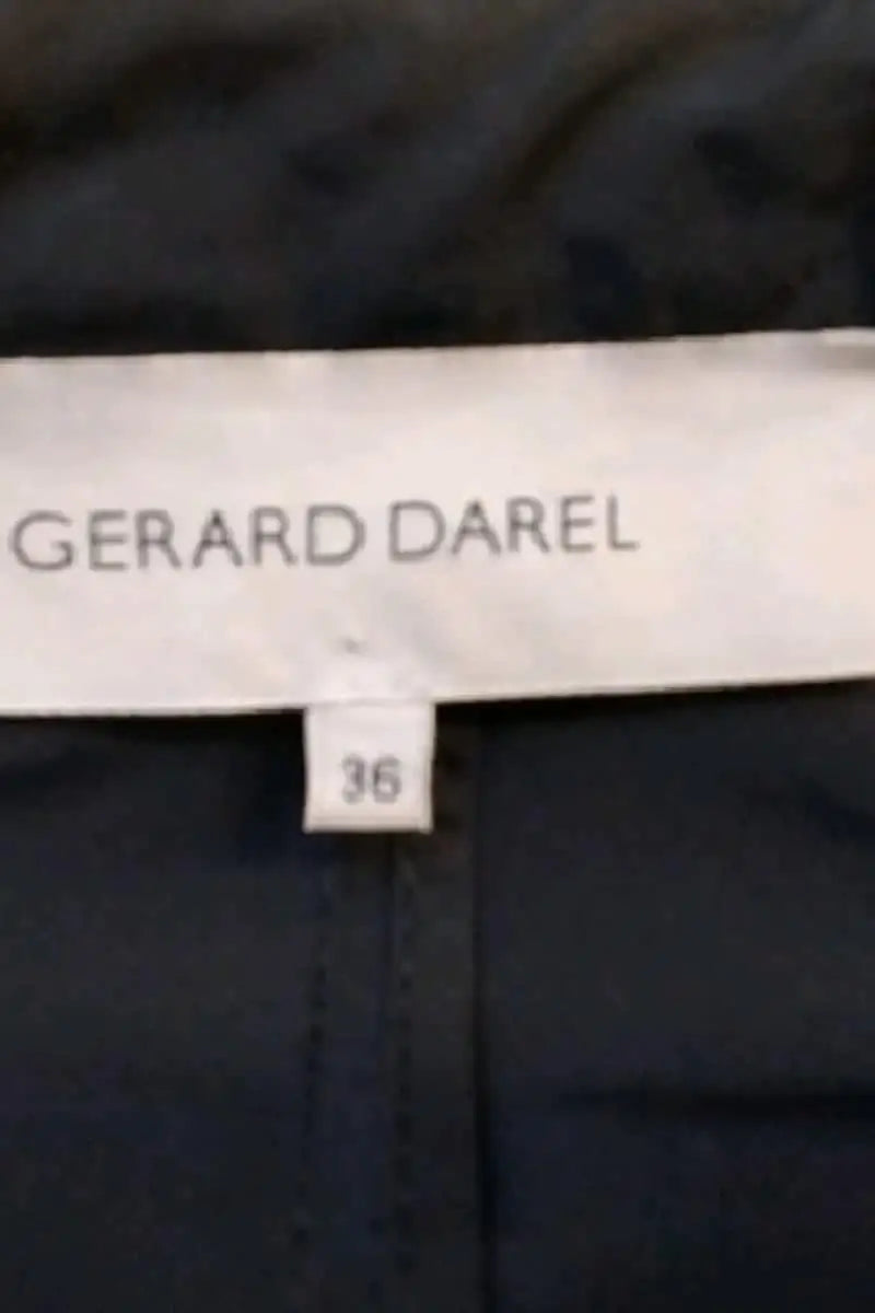 Trench-coat Gerard Darel Noir en Polyester