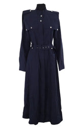 Trench-coat Gestuz Marine en Coton, taille S - Seconde Main