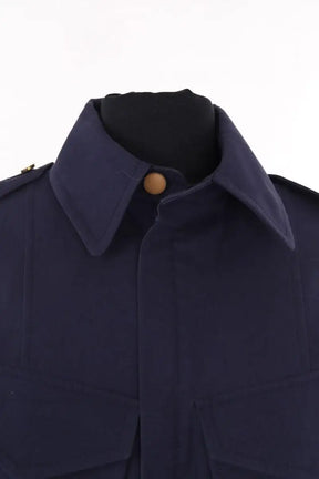 Trench-coat Louis Vuitton Bleu en Coton