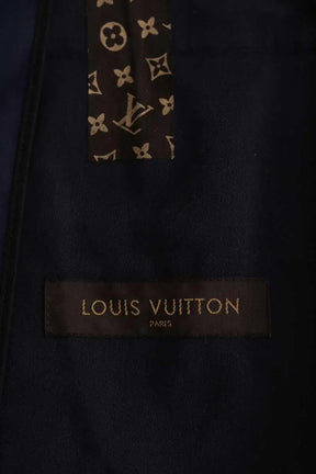 Trench-coat Louis Vuitton Bleu en Coton