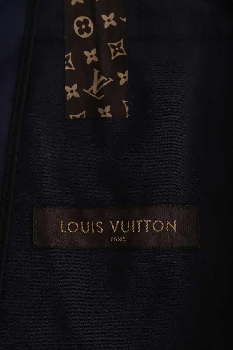 Trench-coat Louis Vuitton Bleu en Coton