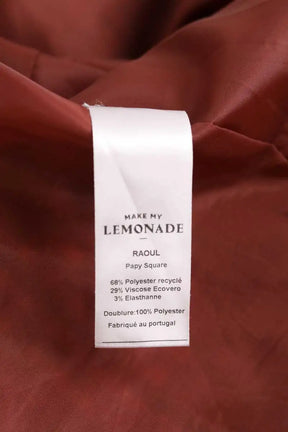 Trench-coat Make My Lemonade Marron en Synthétique
