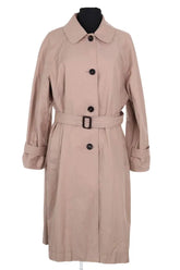 Trench-coat Max Mara Beige en Coton, taille M - Seconde Main