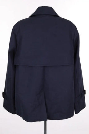 Trench-coat Max Mara Bleu en Coton