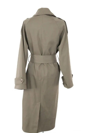 Trench-coat Musier Kaki en Synthétique