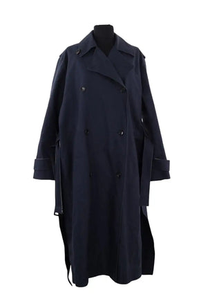 Trench-coat Nina Ricci Marine en Coton, taille L - Seconde Main