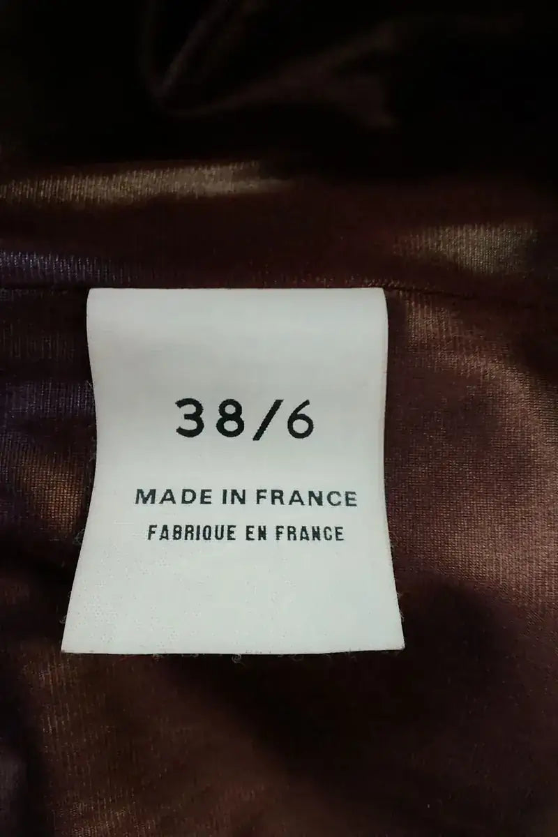 Trench-coat Plein Sud Bordeaux en Cuir