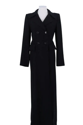 Trench-coat Plein Sud Noir en Laine, taille M - Seconde Main