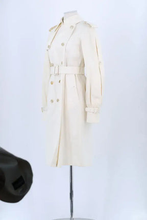 Trench-coat Red Valentino Ecru en Coton