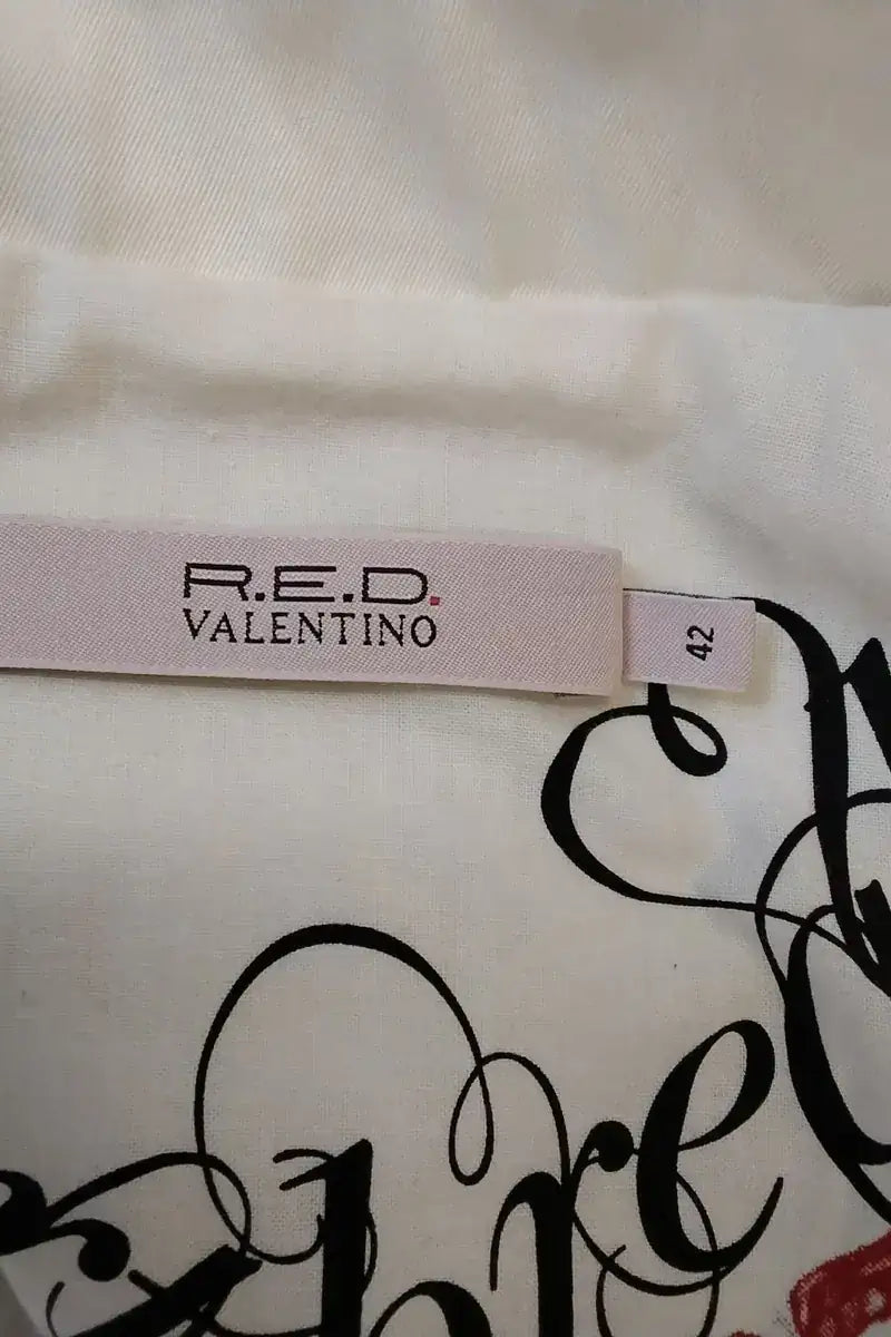 Trench-coat Red Valentino Ecru en Coton