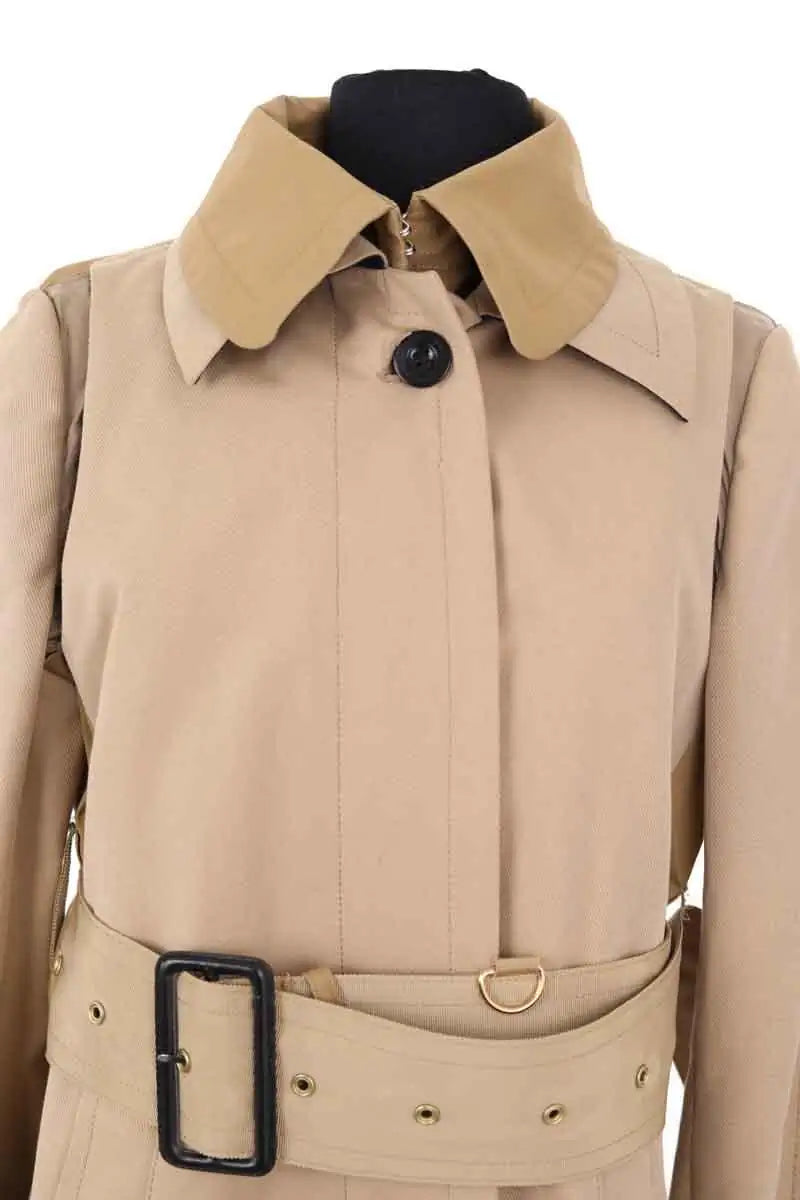 Trench-coat Sacai Beige en Coton