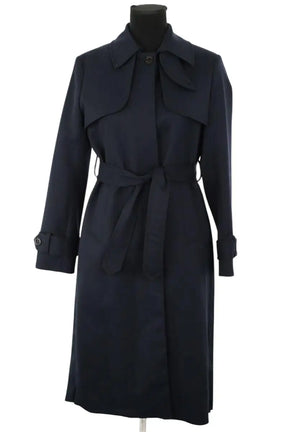 Trench-coat Sandro Bleu en Polyester, taille M - Seconde Main