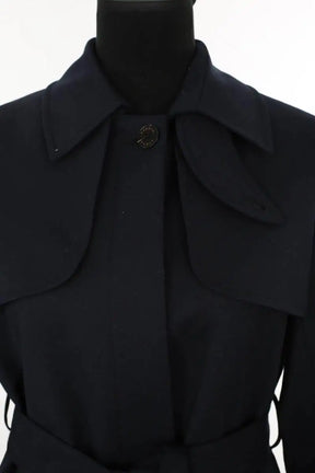 Trench-coat Sandro Bleu en Polyester