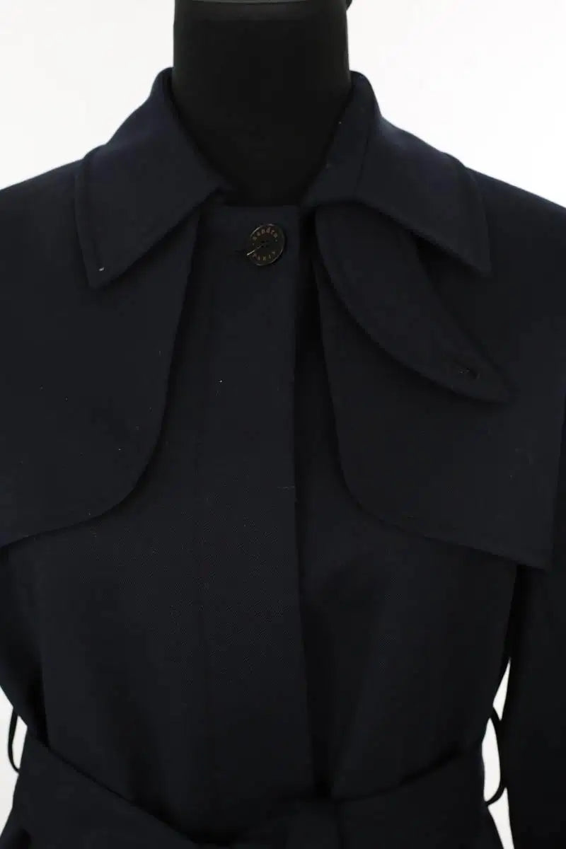 Trench-coat Sandro Bleu en Polyester