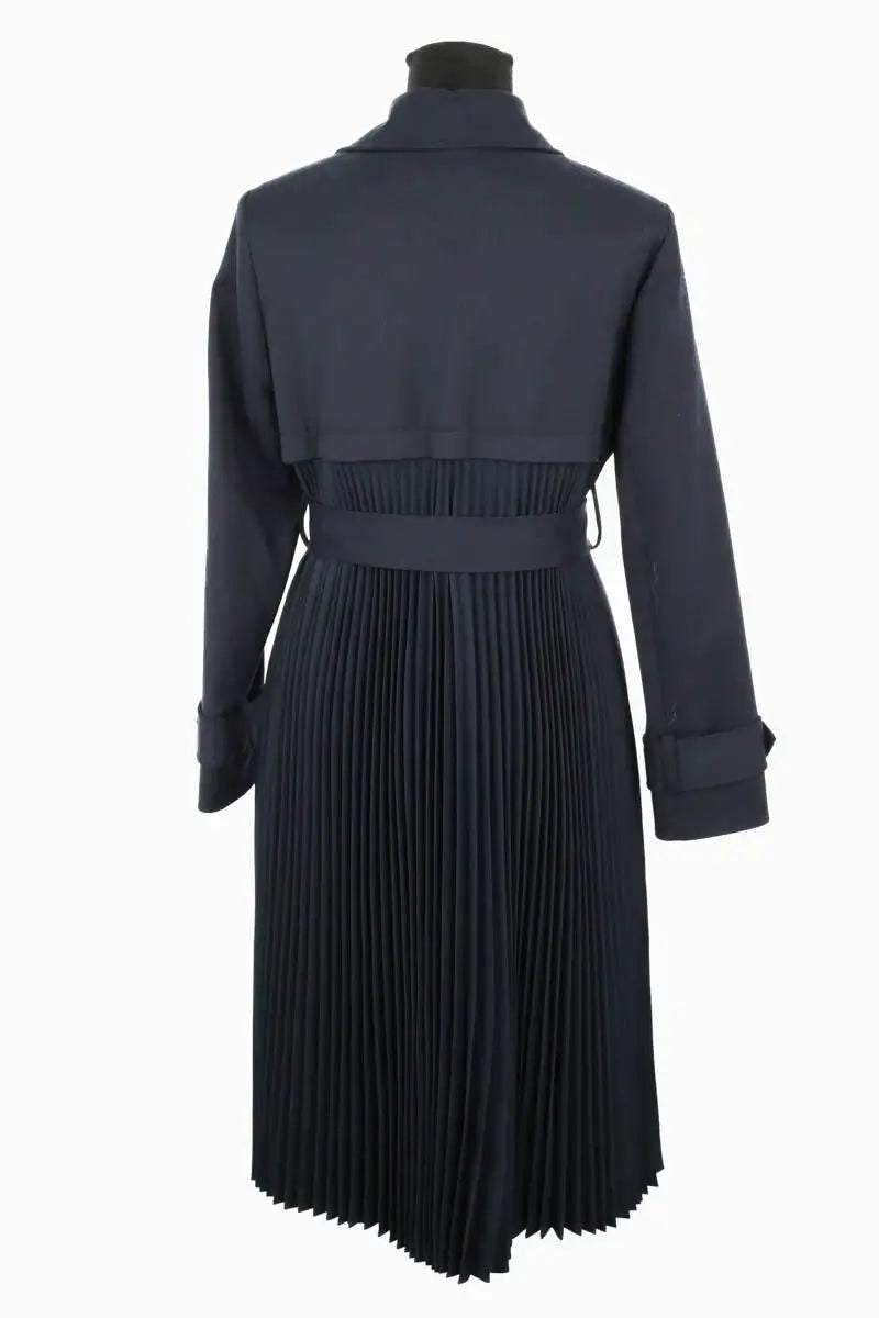 Trench-coat Sandro Bleu en Polyester