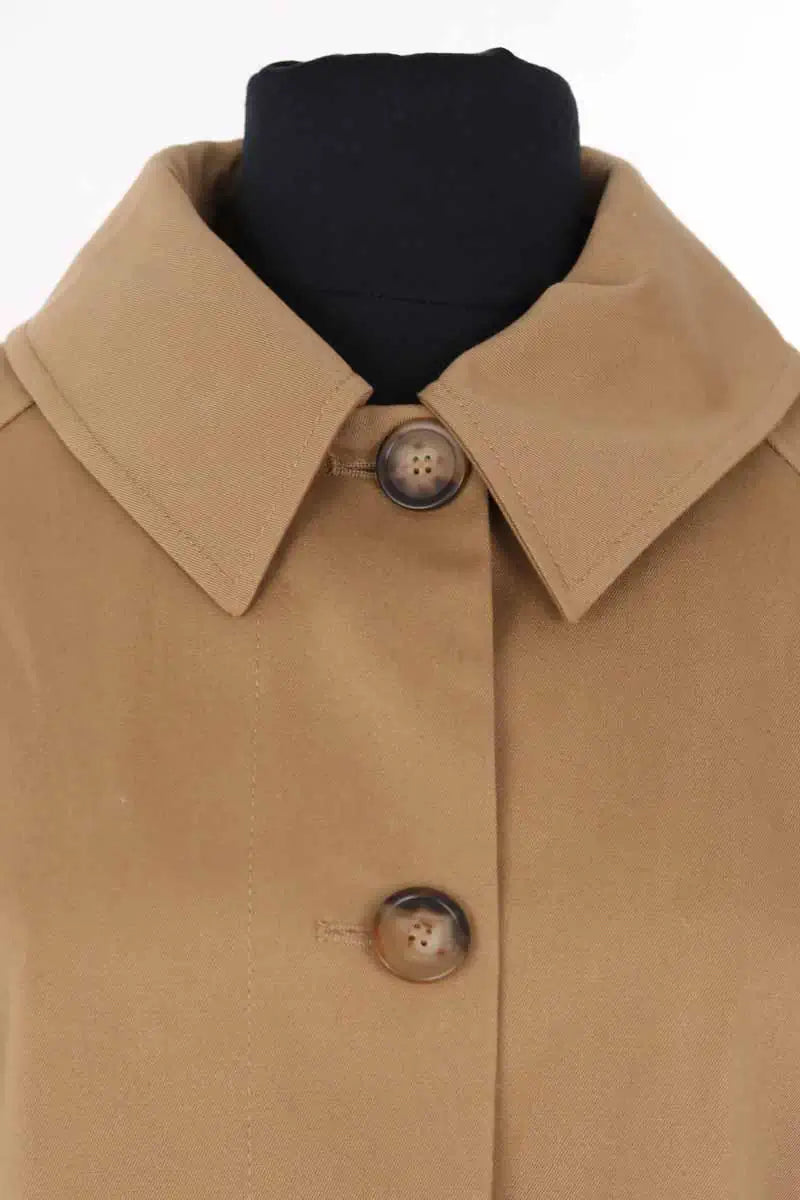 Trench-coat Sézane Camel en Coton