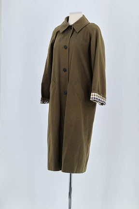 Trench-coat Sézane Kaki en Coton