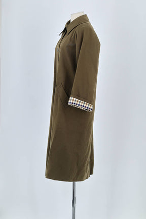 Trench-coat Sézane Kaki en Coton