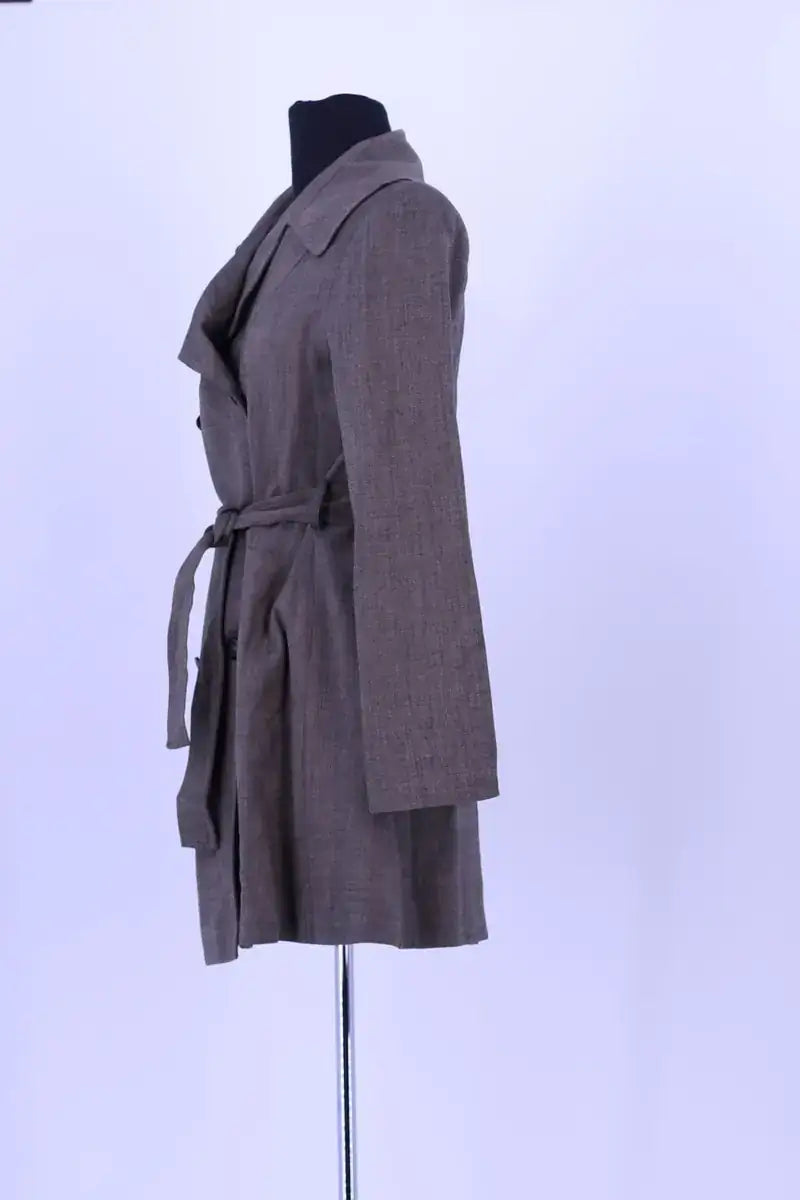 Trench-coat Tara Jarmon Marron en Laine