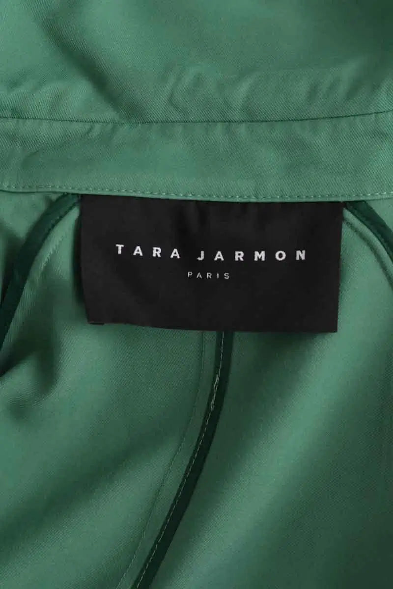 Trench-coat Tara Jarmon Vert en Viscose