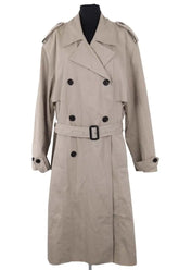 Trench-coat The Frankie Shop Beige en Synthétique, taille S - Seconde Main