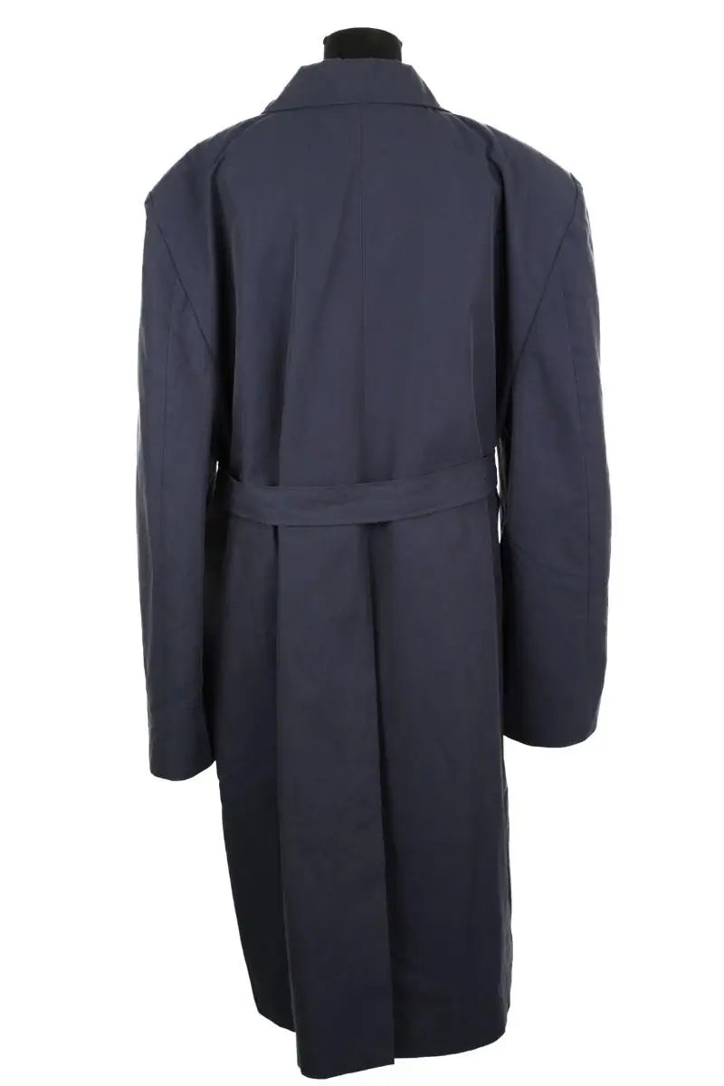 Trench-coat The Frankie Shop Emden padded overcoat Bleu en Coton