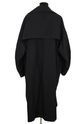 Trench-coat The Frankie Shop Noir en Polyamide