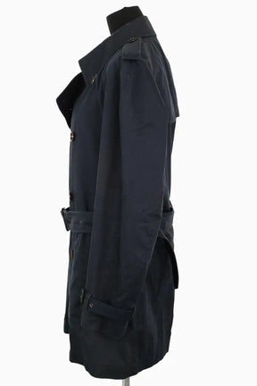 Trench Hugo Boss Bleu en Synthétique