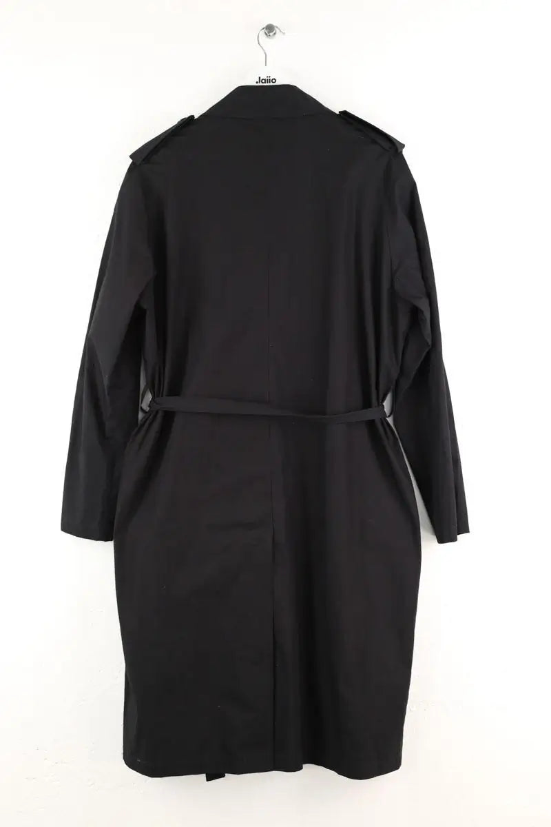 Trench Sandro Noir en Coton