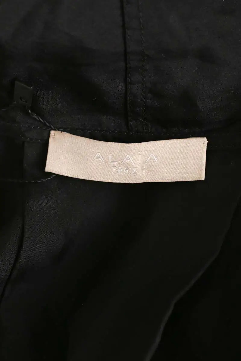 Tunique Alaïa Noir en Soie