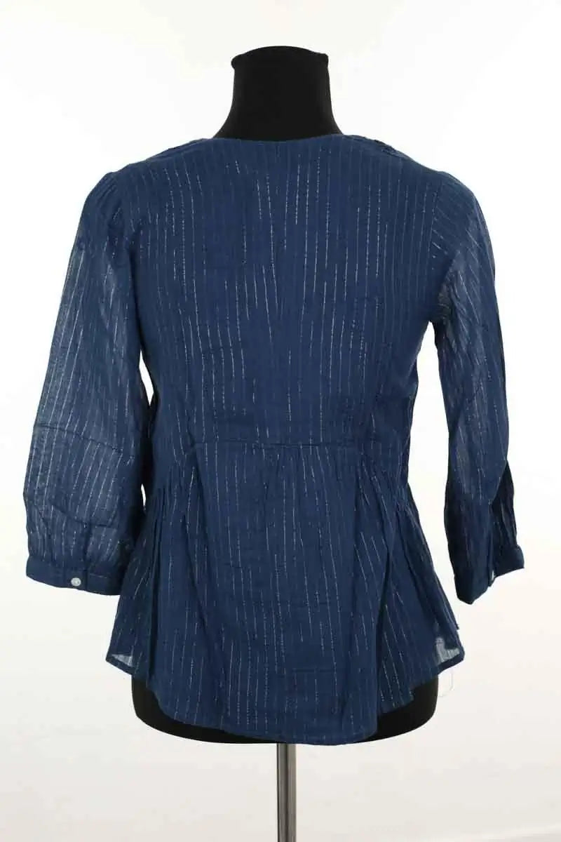 Tunique Ba&Sh Bleu en Coton