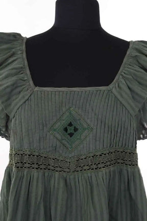 Tunique Ba&Sh Vert en Coton