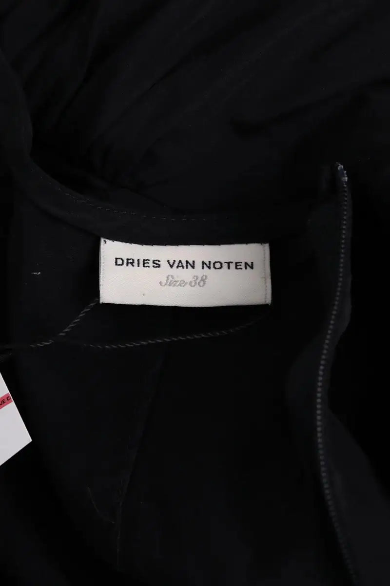 Tunique Dries Van Noten Noir en Viscose