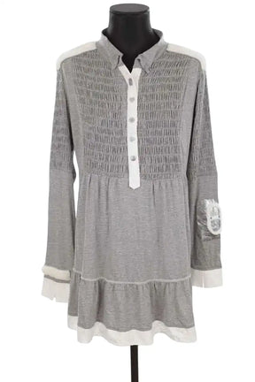 Tunique Elise Chalmin Gris en Polyester, taille L - Seconde Main