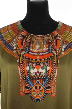Tunique Givenchy Kaki en Soie