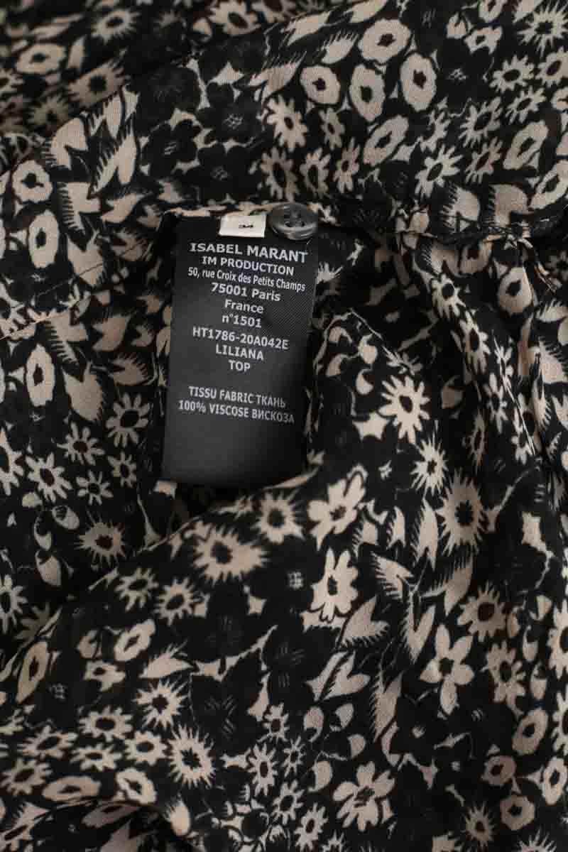 Tunique Isabel Marant Étoile Liliana Noir en Viscose