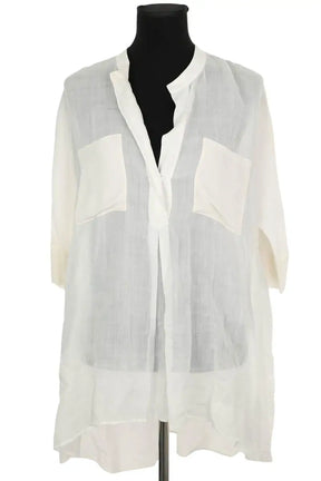 Tunique Joseph Blanc en Soie, taille S - Seconde Main