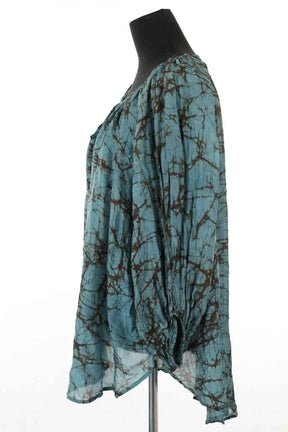 Tunique Mes Demoiselles Bleu en Soie