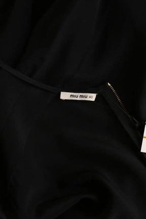 Tunique Miu Miu Noir en Soie