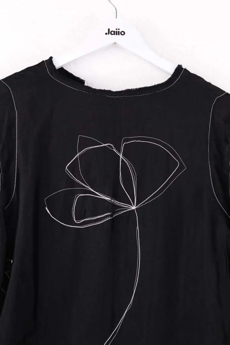 Tunique Nina Ricci Noir en Viscose