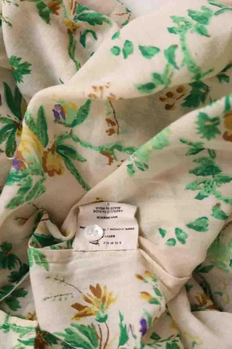 Tunique Soeur Vert en Coton