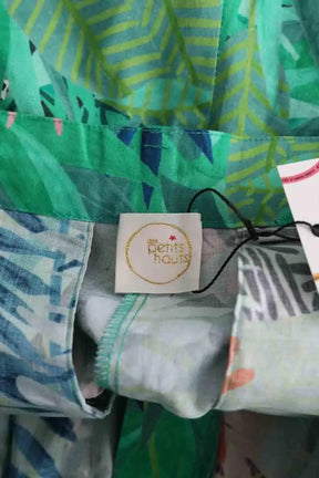 Pantalon Des Petits Hauts Vert en Coton