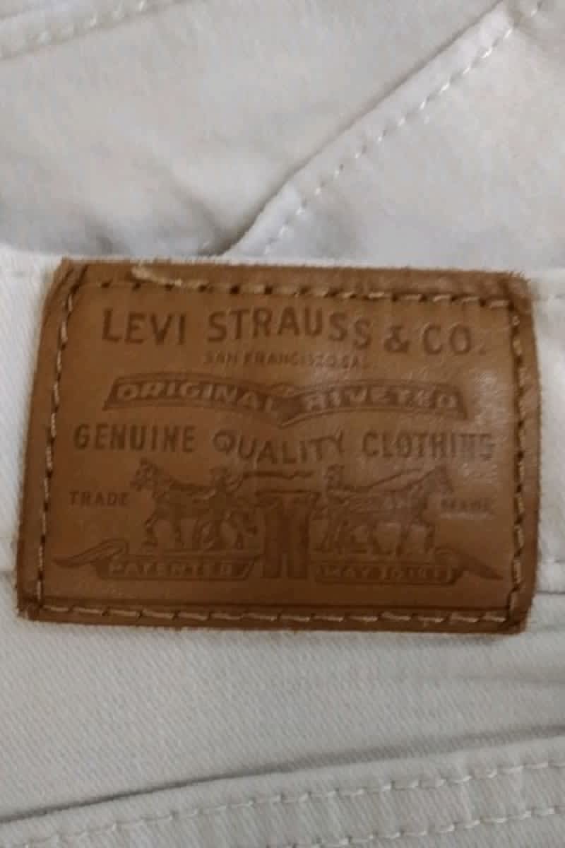 Jean droit Levi's  Beige