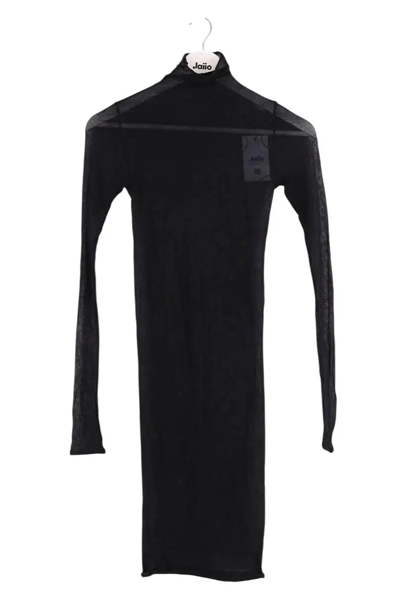 Robe Saint Laurent Noir en Synthétique, taille S - Seconde Main