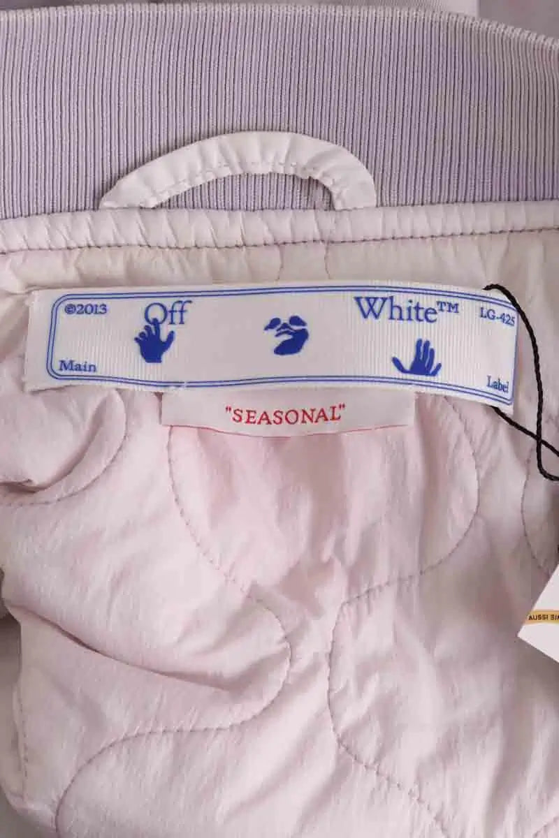 Blouson Off White Rose en Synthétique