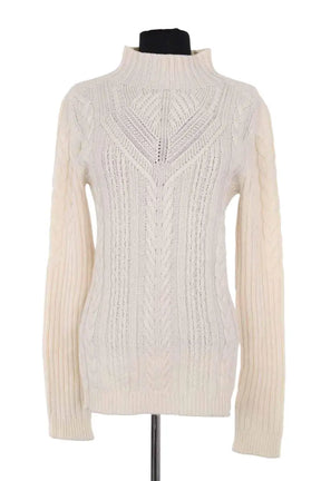 Pull Pinko Blanc en Laine, taille M - Seconde Main