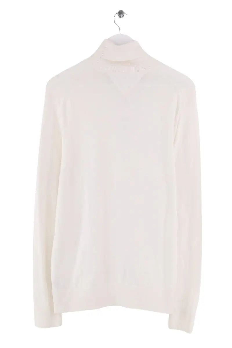 Pull col roulé Tommy Hilfiger Blanc en Cachemire