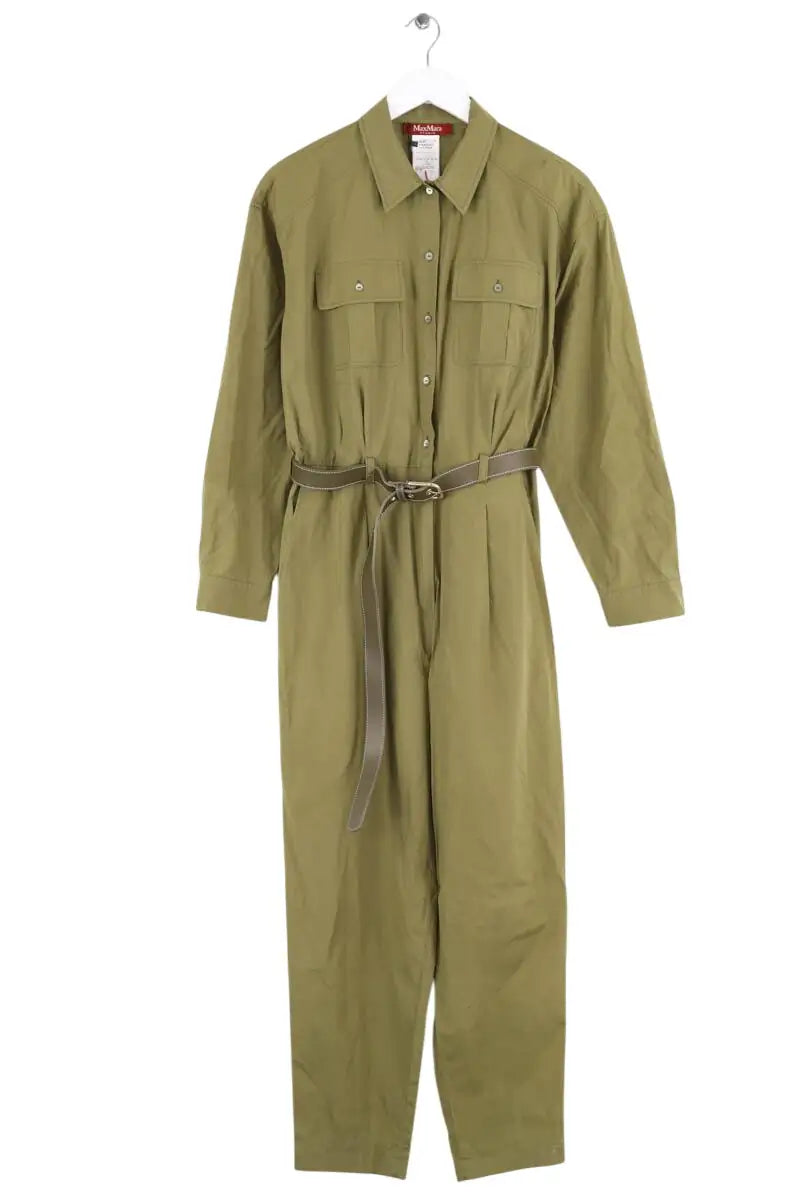 Combinaison Max Mara Kaki en Coton, taille XL - Seconde Main