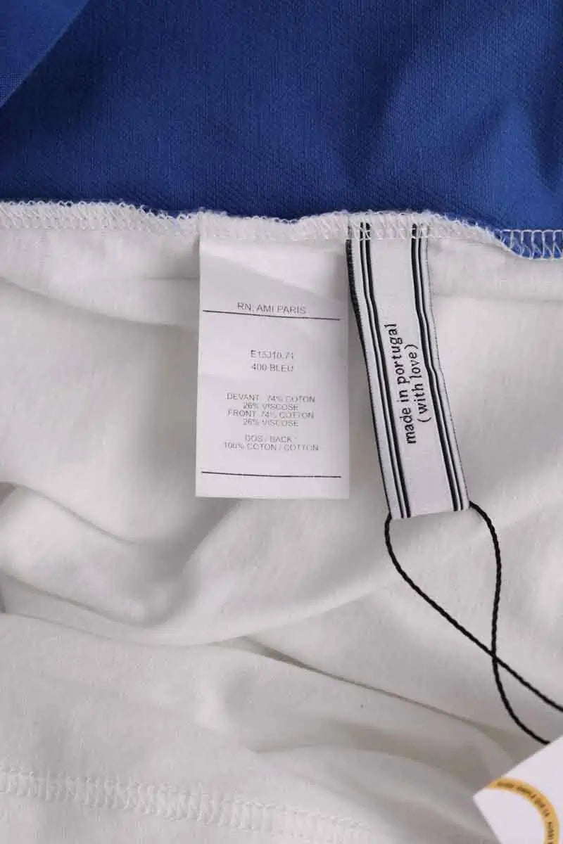 T-shirt Ami Bleu en Coton